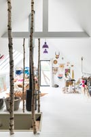Loft craft room 
