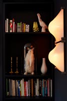 Modern bookcase detail 