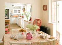 Country dining room and kitchen 