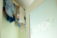 Laundry door detail 