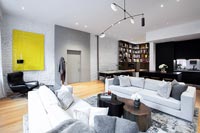 Modern open plan living space