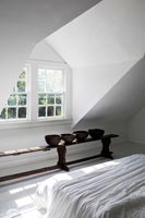 Cottage style attic bedroom