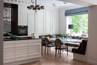 Large modern kitchen-diner with period features 