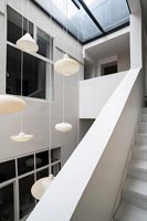 Modern black and white staircase 