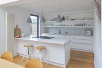 Contemporary white kitchen 