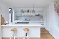 Contemporary white kitchen 