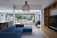 Modern open plan living space 