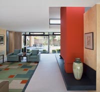 Contemporary open plan living space 