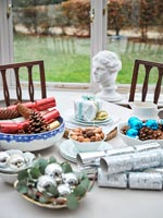 Festive dining table detail