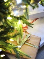 Christmas gifts under tree 