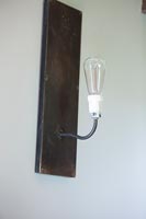 Detail of simple wall mounted light 