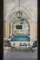 Classic indoor swimming pool 