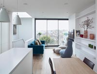 Modern open plan living space 