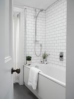 Modern white bathroom 