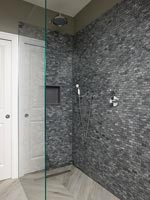Modern wet room shower