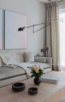 Beige modern living room 
