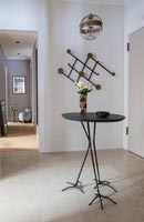 Small table in modern hallway 