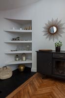 Alcove shelving and sideboard 