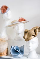 Detail of fascinators and hats 