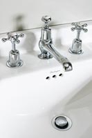 Mixer taps on classic style sink 