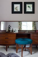 Vintage dressing table and stool 