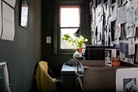 Office with typewriter on desk