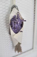 Pouch of lavender flowers - detail 