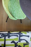 Patterned fabric chairs - detail 