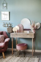 Small dressing table in modern bedroom