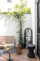 Little patio in a parisian flat