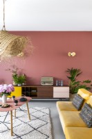 Colourful modern living room 