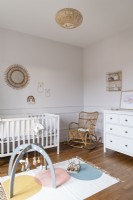 Childs nursery with cot and toys