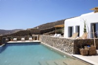Cycladic style villa with swimming pool