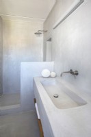 Cycladic style bathroom