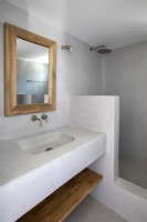 Cycladic style bathroom