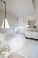 Contemporary white bedroom