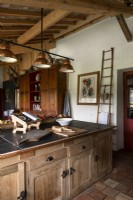 Wooden country kitchen