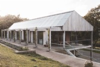 Contemporary country barn exterior