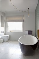 Contemporary Bathroom with full bath and shower

