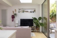 Contemporary open plan living room extension
