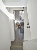 Minimalistic hallway in muted tones