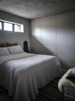 Bedroom in muted tones