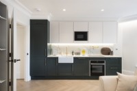 Kitchen area in open plan living space