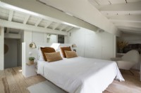 Modern white country bedroom