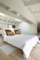 Modern white country bedroom