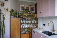 Classic decorative sideboard standing in the kitchen