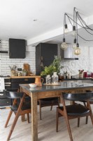 Industrial style wheelchair accessible kitchen