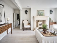 Panelled White Living Room 