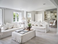 Classic white Living Room 