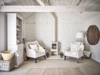 Scandinavian style living room 